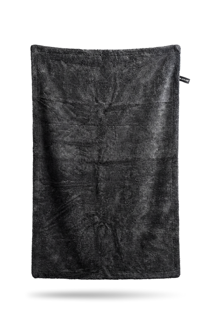 Blackline Twisted-Loop drying towel in Carbon, 1-Pack