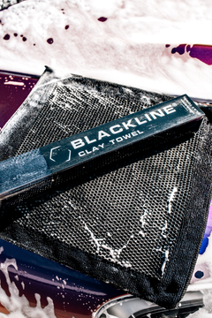 Blackline Synthetic Clay Towel – close-up lifestyle